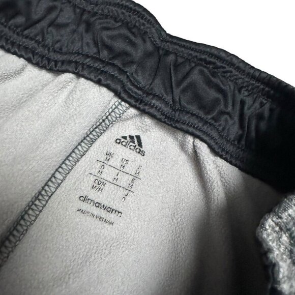 Adidas CLIMAWARM FLEECE Heather Grey Light Sweatpants Joggers Workout Gym Pants - Picture 4 of 6